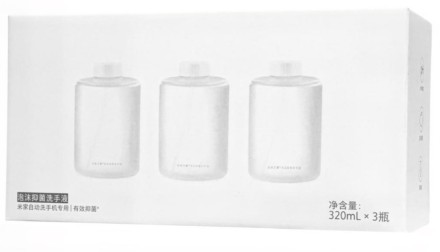  Сменные блоки жидкого мыла для дозатора Daily Elements AutomaticFoam Soap Dispenser 3шт белые