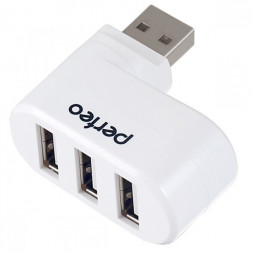 USB HUB Perfeo 3USB, (PF-VI-H024 White) белый