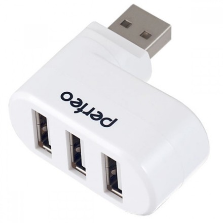  Perfeo USB-HUB 3 Port, (PF-VI-H024 White) белый