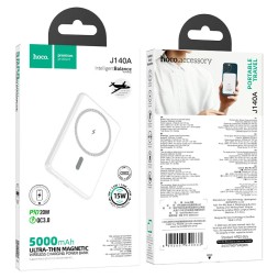 Powerbank Hoco J140A 5000mAh белый
