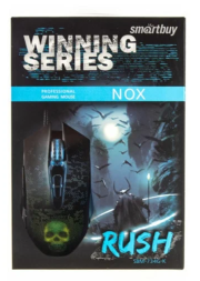 Мышь игровая проводная Smartbuy RUSH Nox черная (SBM-734G-K)
