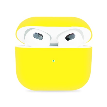 Силиконовый чехол для AirPods 3 желтый