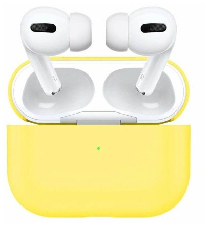 Силиконовый чехол для AirPods 3 желтый