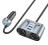  Автомобильное заряд. устр. Hoco Z51 3USB/2T-C/2-12V чёрный