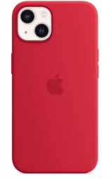 Silicon case Apple Magsafe 13 6.1 красный