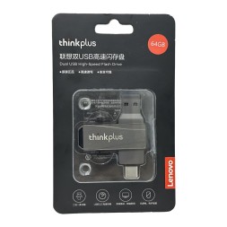 USB3.2/USB-C флеш накопитель Lenovo Thinkplus MU252 64GB черный