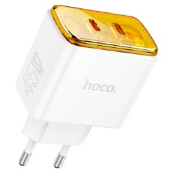 Сетевое зар. устр. Hoco CS43A 2C 45W белое