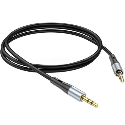  Аудиокабель AUX 3,5mm Hoco 1m UPA22 черный