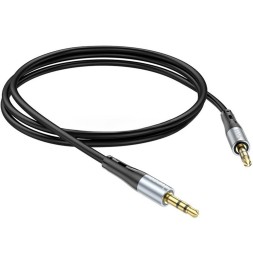 Аудиокабель AUX 3,5mm Hoco 1m UPA22 черный