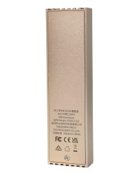 Внешний корпус для M2 NVMe/NGFF(SATA) Orico FV35C3-G2 USB-C3.2 розовое - золото