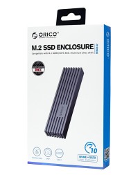 Внешний корпус для M2 NVMe/NGFF(SATA) Orico FV35C3-G2 USB-C3.2 розовое - золото