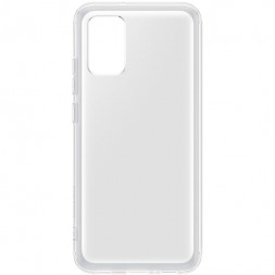 Чехол-накладка силикон 1.0мм Samsung Galaxy A02S прозрачный