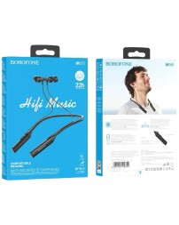 Беспроводные наушники для спорта TWS Borofone BE65 черные