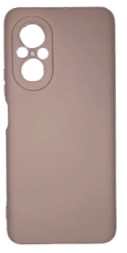 Накладка для Huawei Nova 9SE Silicone cover без логотипа пудро
