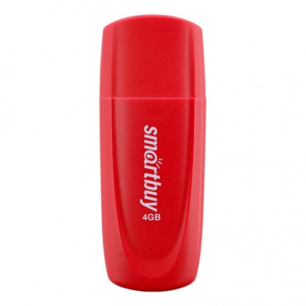  USB флеш накопитель Smartbuy 4GB Scout (SB004GB2SCR) красный
