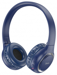 Стереонаушники Bluetooth полноразмерные Hoco W41 синии