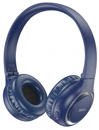 Стереонаушники Bluetooth полноразмерные Hoco W41 синие