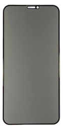 Защитное стекло для i-Phone 11/XR 6.1&quot; Анти-шпион чёрное