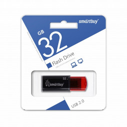 USB флеш накопитель Smartbuy 32GB Click Black (SB32GBCl-K)