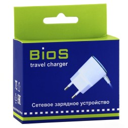 Сетевое зар. устр. BIOS для Nokia 6300/6101 тонкое белое