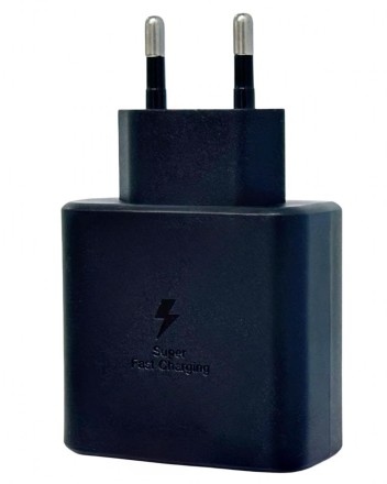  Сетевое зар. устр. для Samsung 45W TYPE-C в упаковке черное (High copy)
