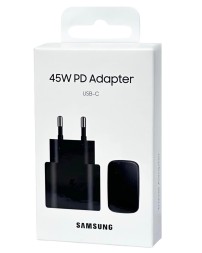 Сетевое зар. устр. для Samsung 45W TYPE-C в упаковке черное (High copy)