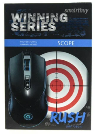  Мышь игровая проводная Smartbuy RUSH Scope черная (SBM-738G-K)