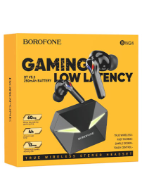 Беспроводные наушники TWS Borofone BW24 BT5.3/35mAh (250mAh)/4ч черные