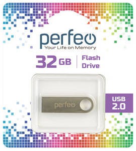  USB флеш накопитель Perfeo 32GB M07 металлический