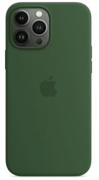 Silicon case Apple Magsafe 13 pro max зелёный