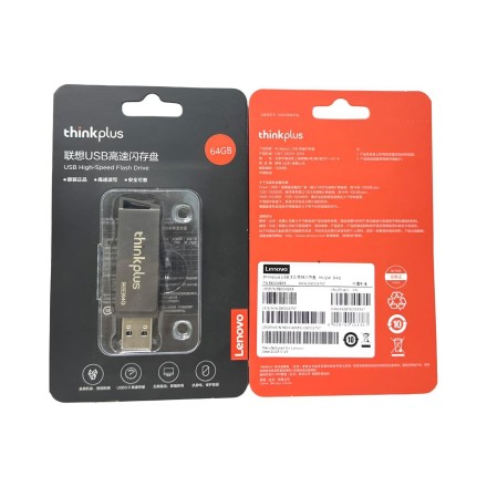  USB3.2/USB-C флеш накопитель Lenovo Thinkplus MU241 64GB черный
