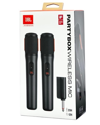  Беспроводной микрофон JBL PartyBox Wireless Mic (2 шт.) черный