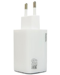 Сетевое зар. устр. Hoco N48 1C 65W белое