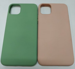 Накладка для iPhone 11 Pro Max силикон разноцветный качество 1