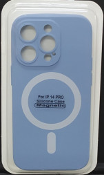 Накладка для i-Phone 14 Pro 6.1&quot; Magsafe силикон лаванда