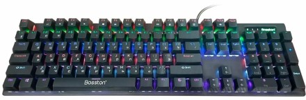  Клавиатура проводная игровая Bosston MK933 черная