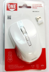 Мышь беспроводная Smartbuy ONE 340AG USB/DPI 800-1200-1600/4 кнопки/1AA белая (SBM-340AG-W)