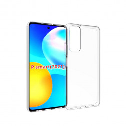 Чехол-накладка силикон 1.0мм Huawei P Smart 2021 прозрачный