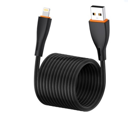  Usb Кабель-зарядка Lightning EOFE AL21 2.4A 1м черный