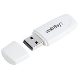 USB флеш накопитель Smartbuy 4GB Scout (SB004GB2SCW) белый