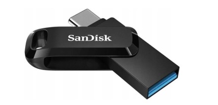  3.2 USB флеш накопитель SanDisk 512GB Ultra Dual Drive Type-c (SDDDC3-512G-G46) черный