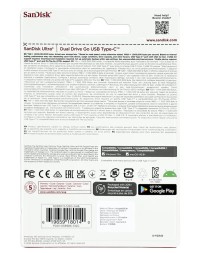 3.2 USB флеш накопитель SanDisk 512GB Ultra Dual Drive Type-c (SDDDC3-512G-G46) черный