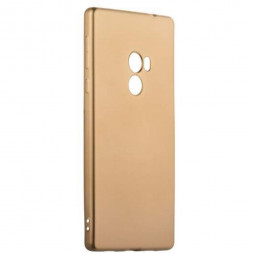 Чехол-накладка для Xiaomi Mi MIX 2 J-case силикон золотой