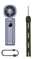 Портативный вентилятор Baseus GoTrip DT1 High-Speed (C10272301813-00) черный