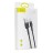  Usb Кабель-зарядка Micro Baseus Cafule 2м (CAMKLF-CG1) 1.5A черно-серебристый