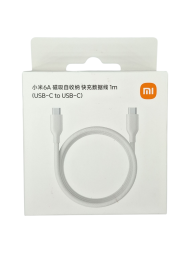 Кабель Xiaomi Magnetic Type-C Type-C 1м 6A (TPE+сталь) белый 
