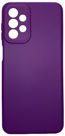  Накладка для Samsung Galaxy A23 Silicone cover без логотипа фиолетовая