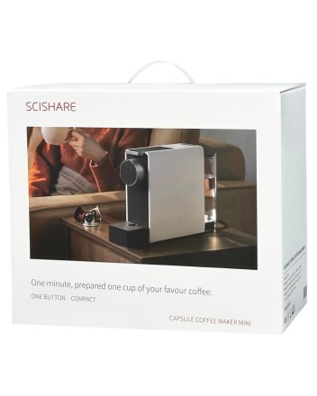  Кофемашина Scishare Capsule Coffee Machine Mini (S1201) серая