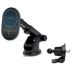 Держатель c беспроводной зарядкой на торпеду/воздуховод Keephone Seanova Moonrise