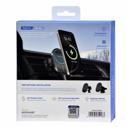 Держатель c беспроводной зарядкой на торпеду/воздуховод Keephone Seanova Moonrise